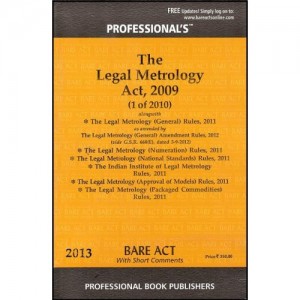 Professional's Legal Metrology Act, 2009 Bare Act